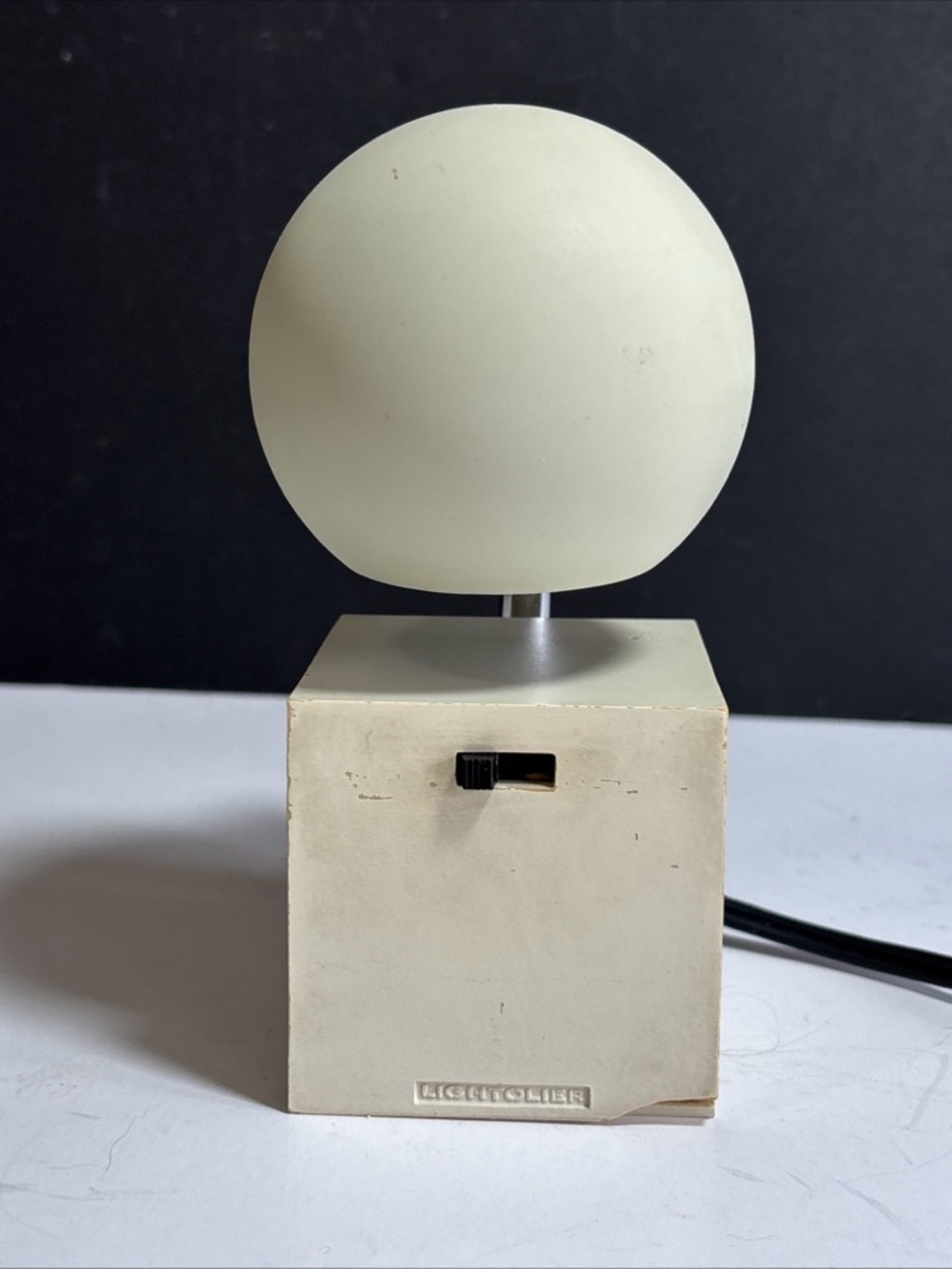 MCM LIGHTOLIER MICHAEL LAX LYTEGEM Eyeball Desk Lamp, Made in Japan, Works